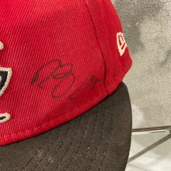 VTG. New Era Carolina Mudcats Fitted 7 1/4 Hat Cap Pro Model MiLB USA signed #35 - Picture 3 of 15